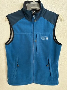 Mountain Hardwear Blue Fleece Vest (S)